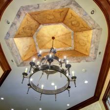 Faux decor and united artisans marble and faux gold leaf mura ceiling plaster walls and glazed woodwork